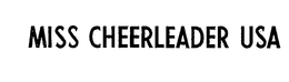 MISS CHEERLEADER USA trademark