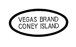 VEGAS BRAND CONEY ISLAND trademark