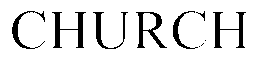 CHURCH trademark