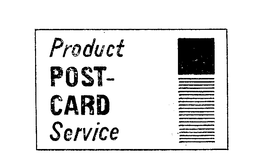 PRODUCT POST-CARD SERVICE trademark