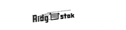 RIDG U STAK trademark