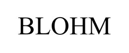 BLOHM trademark