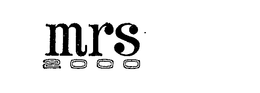 MRS 2000 trademark