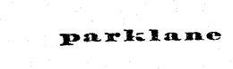 PARKLANE trademark