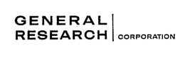 GENERAL RESEARCH CORPORATION trademark