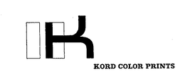 KORD COLOR PRINTS K trademark