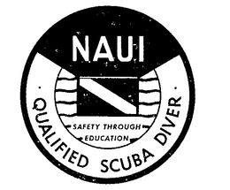 NAUI SAFETY THROUGH EDUCATION QUALIFIED SCUBA DIVER trademark