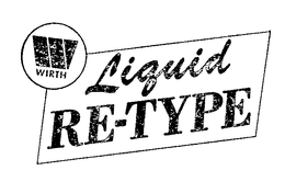 W WIRTH LIQUID RE TYPE trademark