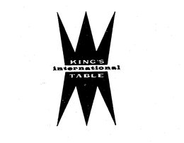 KING'S INTERNATIONAL TABLE trademark