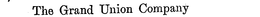 GRAND UNION G trademark