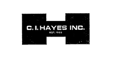 C.I. HAYES INC. H EST. 1905 trademark