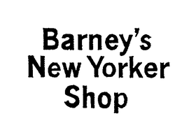 BARNEY'S NEW YORKER SHOP trademark