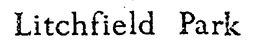 LITCHFIELD PARK trademark