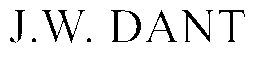 J.W. DANT trademark