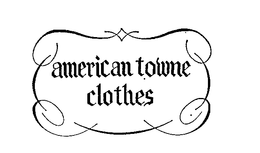 AMERICAN TOWNE CLOTHES trademark