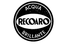 ACQUA RECOARO BRILLANTE trademark