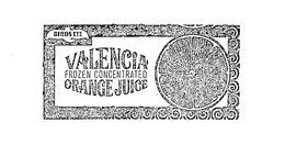 BIRDS EYE VALENCIA FROZEN CONCENTRATED ORANGE JUICE trademark