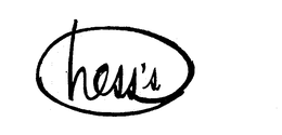 HESS'S trademark