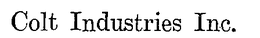 COLT INDUSTRIES trademark