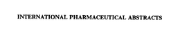 INTERNATIONAL PHARMACEUTICAL ABSTRACTS trademark