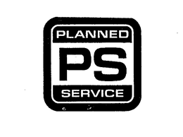 PLANNED SERVICE PS trademark
