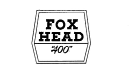 FOX HEAD "400" trademark