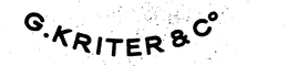 G.KRITER & CO trademark