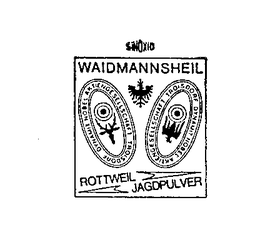 WAIDMANNSHEIL ROTTWEIL JAGDPULVER trademark