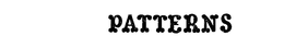 PATTERNS trademark