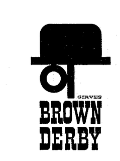 GIRVES BROWN DERBY trademark