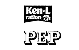 KEN-L RATION PEP trademark