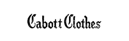 CABOTT CLOTHES trademark