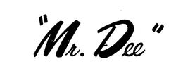 "MR.DEE" trademark