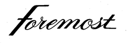 FOREMOST trademark