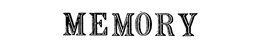MEMORY trademark