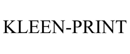 KLEEN-PRINT trademark
