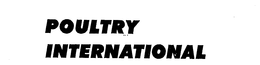 POULTRY INTERNATIONAL trademark