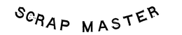 SCRAP MASTER trademark