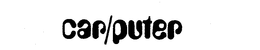 CAR/PUTER trademark