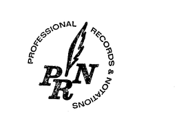 PRN PROFESSIONAL RECORDS & NOTATIONS trademark