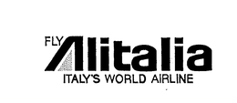 FLY ALITALIA ITALY'S WORLD AIRLINE trademark