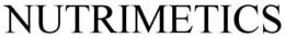 NUTRIMETICS trademark