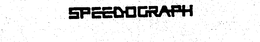 SPEEDOGRAPH trademark