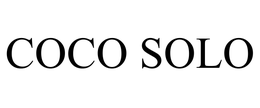COCO SOLO trademark