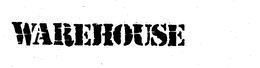 WAREHOUSE trademark