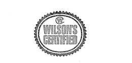 W WILSON'S CERTIFIED trademark