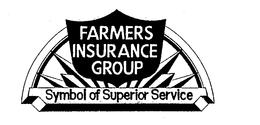 FARMERS INSURANCE GROUP SYMBOL OF SUPERIOR SERVICE trademark