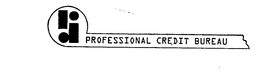PD PROFESSIONAL CREDIT BUREAU trademark