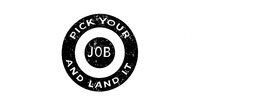 PICK YOUR JOB AND LAND IT trademark