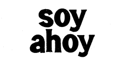 SOY AHOY trademark